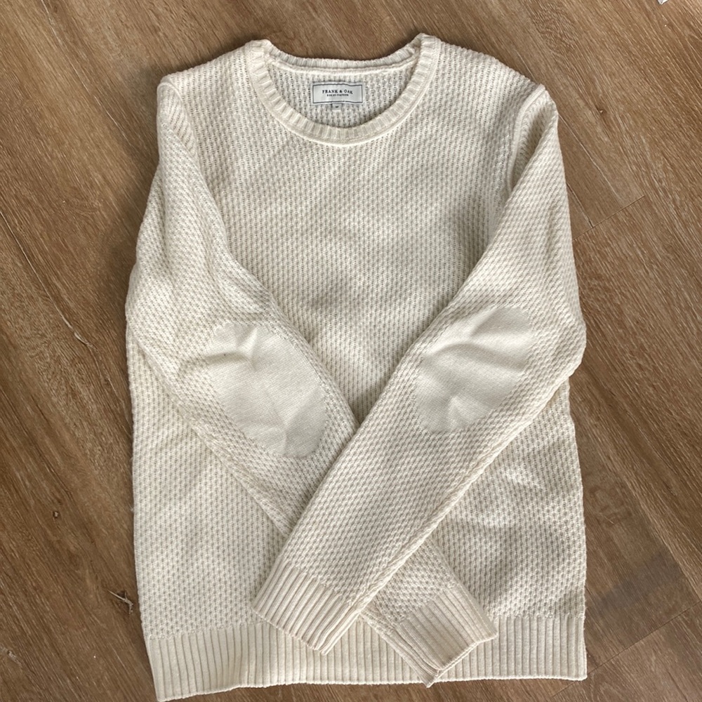Frank & Oak knit waffle sweater